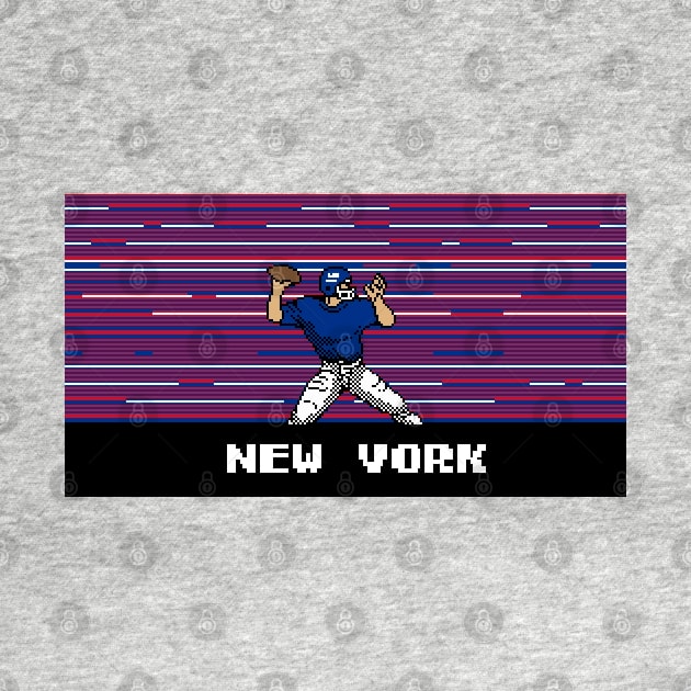 8-Bit Quarterback - New York by The Pixel League